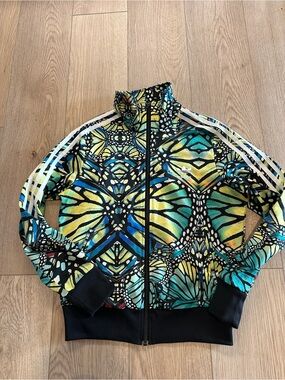 Adidas Originals Rita Ora Butterfly Track Jacket Zip Up Floral Women’s M
